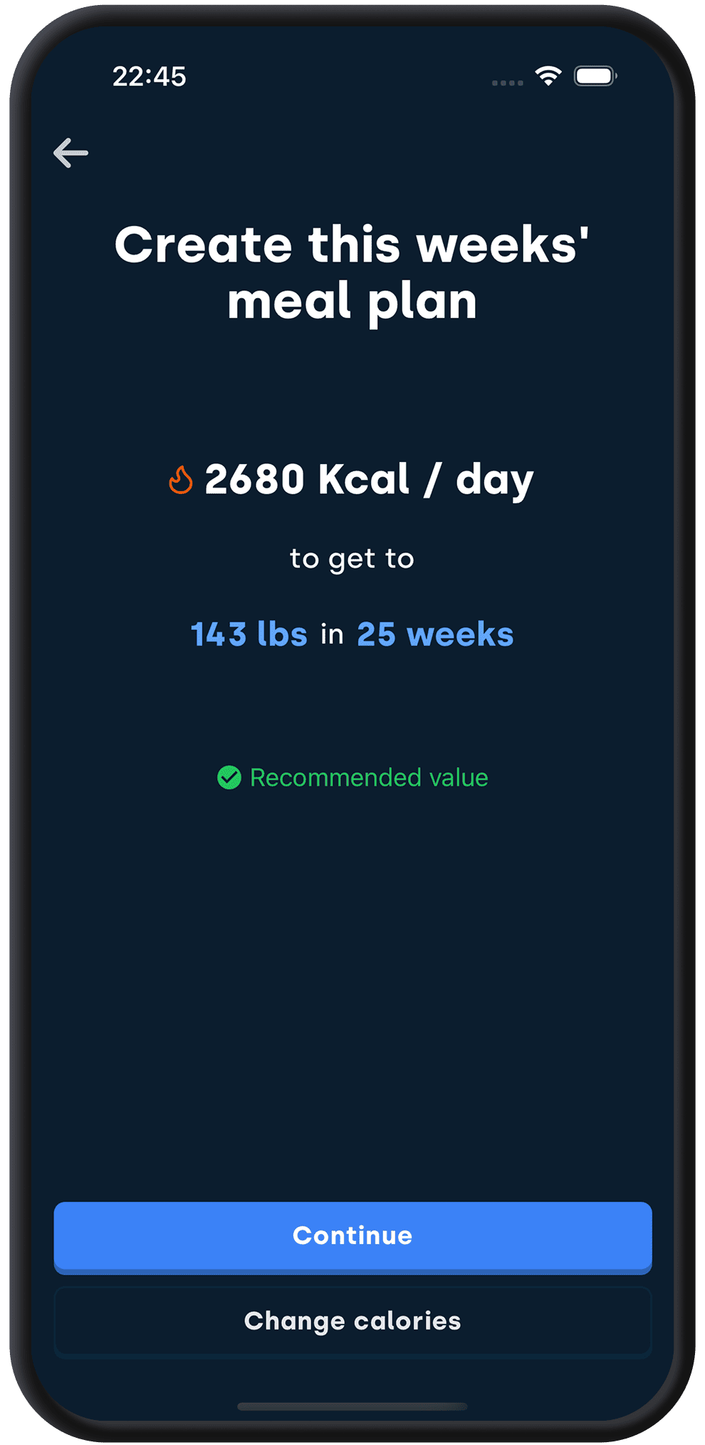 Generate Meal Plan